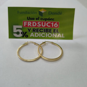 ARRACADAS ORO 14K 2 (NUEVO)
