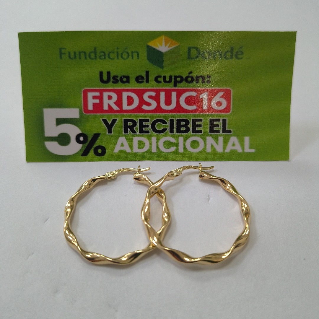 ARRACADAS ORO 14K 1.8 (NUEVO)