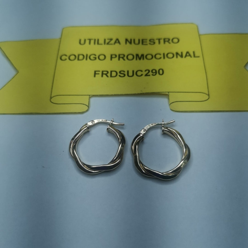 ARRACADAS ORO 14K 1.7 (NUEVO)