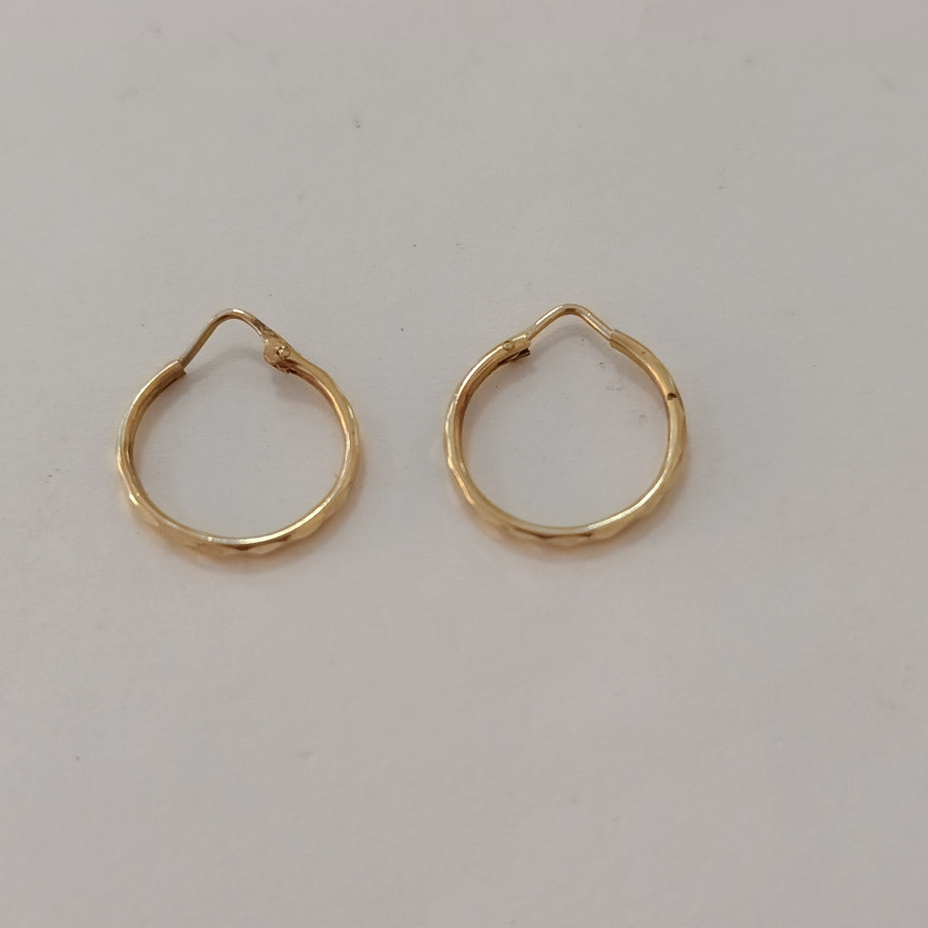 ARRACADAS PAR ORO 10 K 0,80 GRMS (SEMINUEVO)
