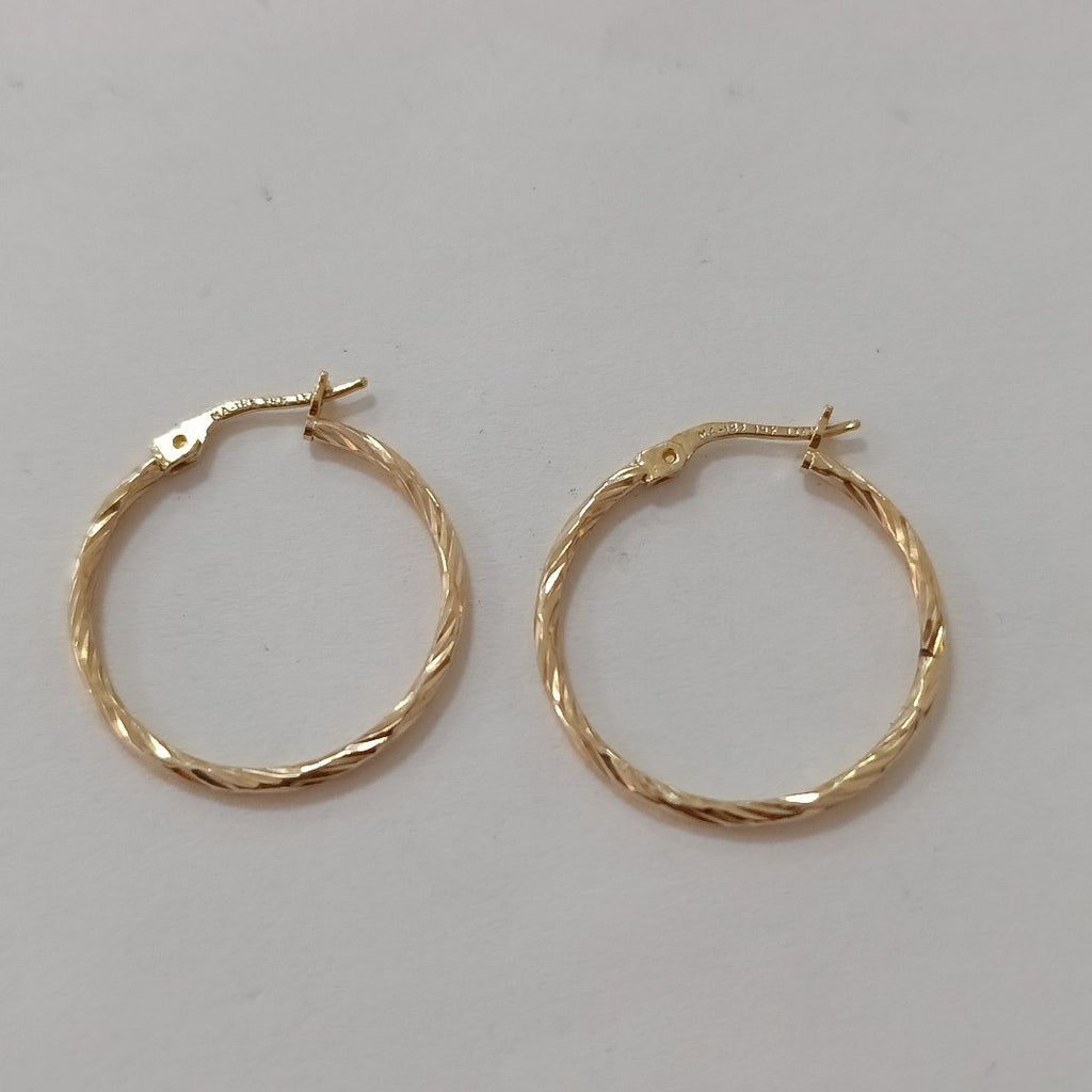 ARRACADAS PAR ORO 14 K 1,40 GRMS (SEMINUEVO)