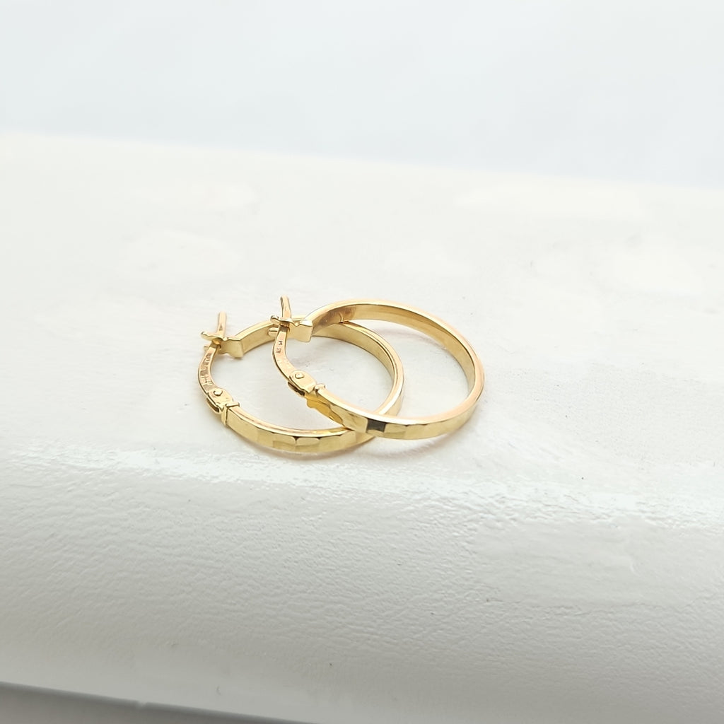 ARRACADAS PAR ORO 14 K 1,10 GRMS (SEMINUEVO)