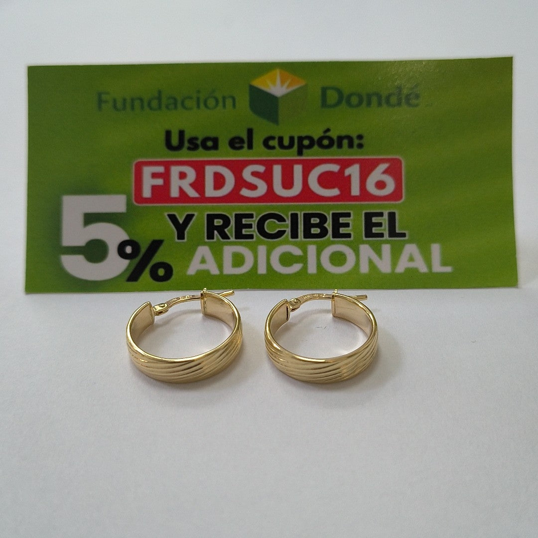 ARRACADAS ORO 14K 1.9 (NUEVO)