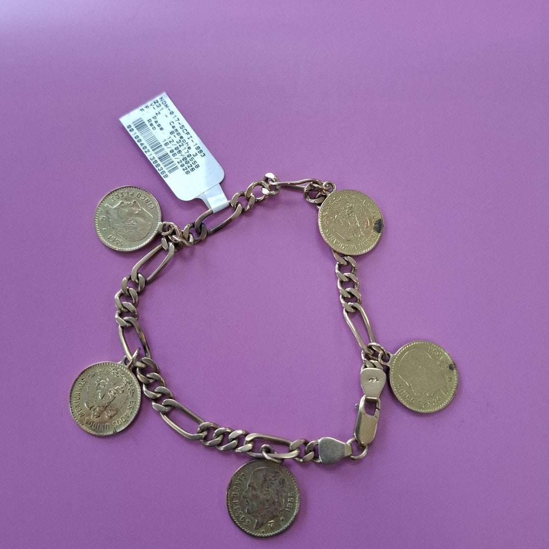 K1 29,90 GRMS 10 K IDENTIFICACIÓN PULSERA MATERIALES ORO ESPECIFICACIONES (SEMINUEVO)