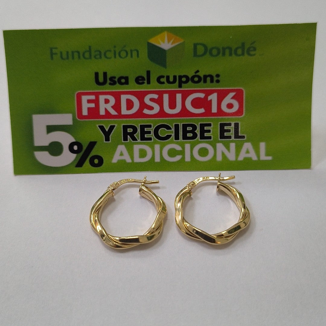 ARRACADAS ORO 14K 1.6 (NUEVO)