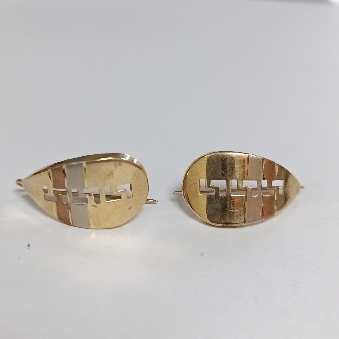 ARETES PAR ORO 10 K 1.9 GRMS (SEMINUEVO)