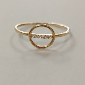 ANILLOS DAMA ORO 14K 0.7 (NUEVO)