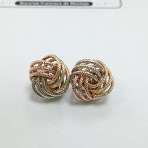 BROQUELES PAR ORO 14 K 5.9 GRMS (SEMINUEVO)