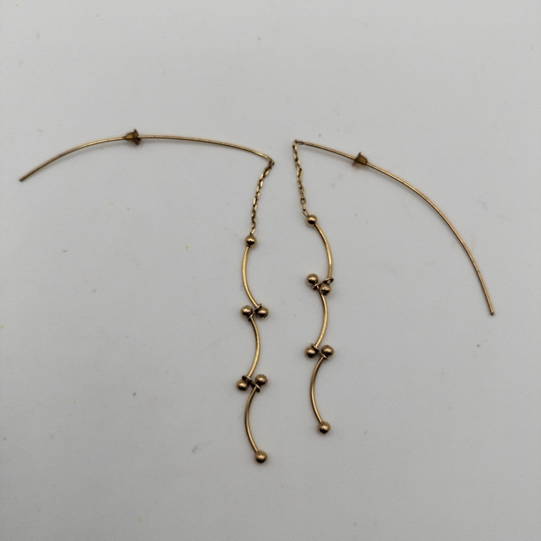 ARETES PAR ORO 10 K 2.9 GRMS (SEMINUEVO)