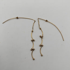 ARETES PAR ORO 10 K 2.9 GRMS (SEMINUEVO)