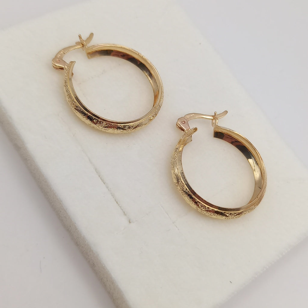 ARRACADAS PAR ORO 10 K 3,00 GRMS (SEMINUEVO)