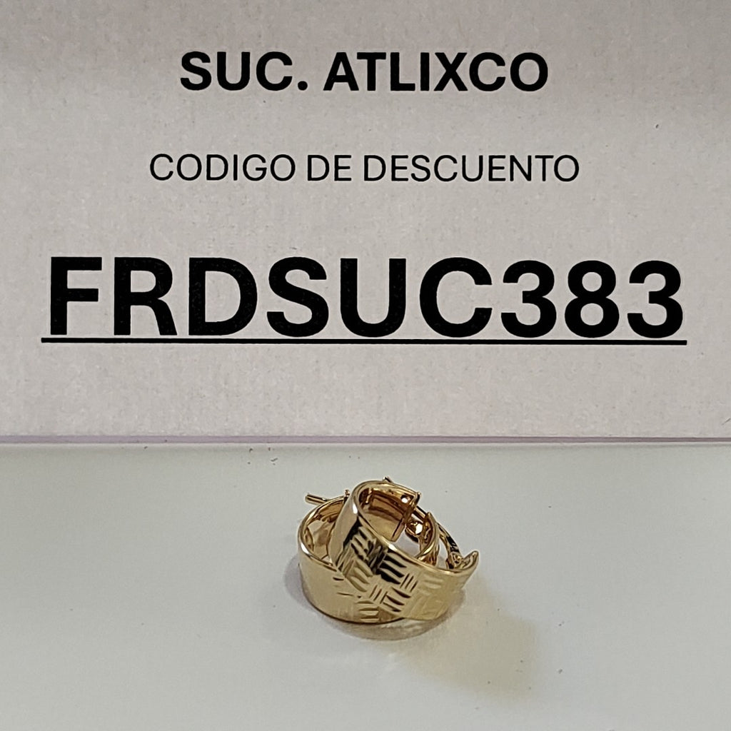 ARRACADAS ORO 14K 1.9 (NUEVO)