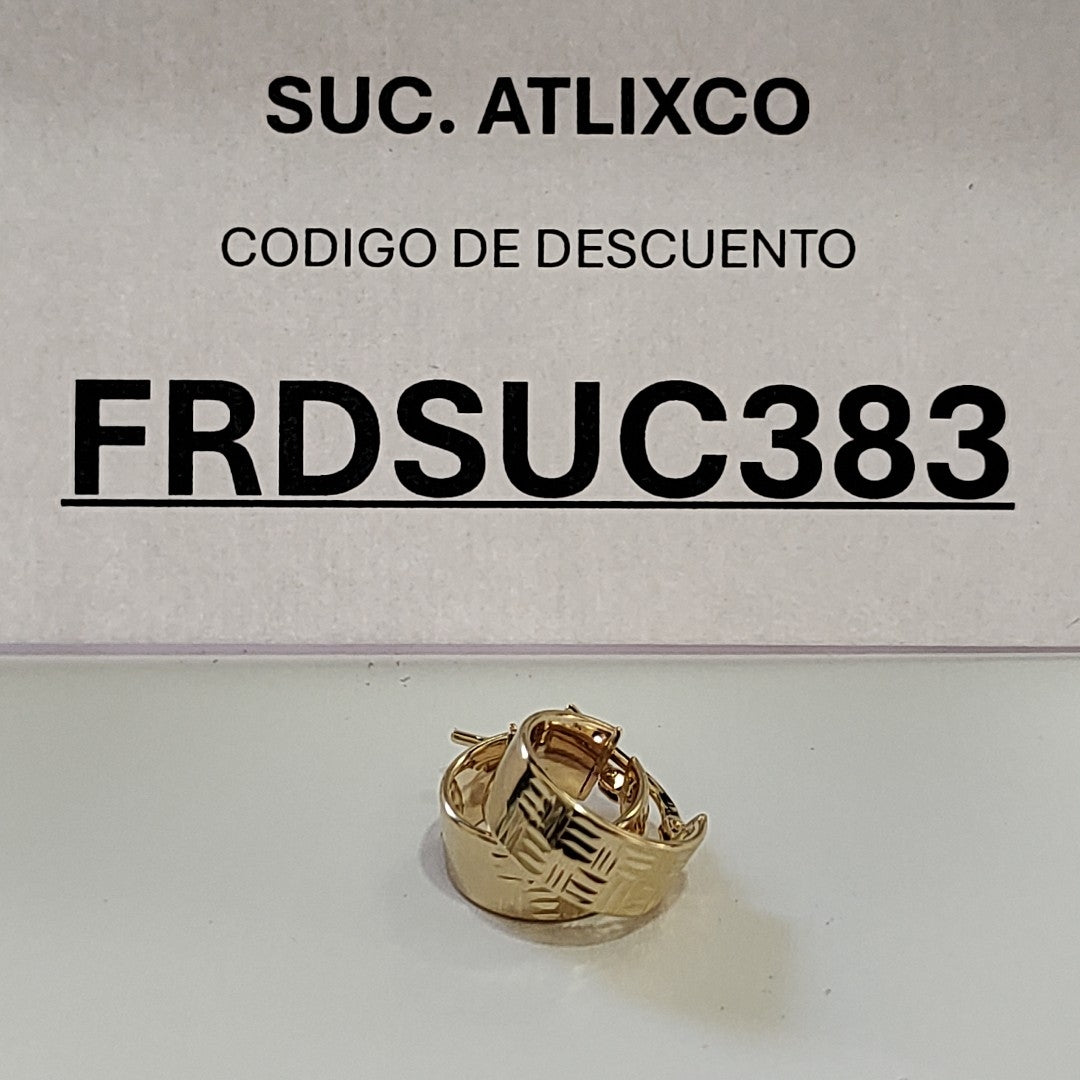 ARRACADAS ORO 14K 1.9 (NUEVO)