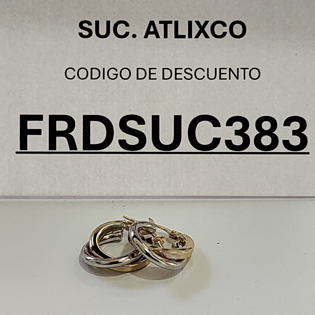 ARRACADAS ORO 14K 1.6 (NUEVO)