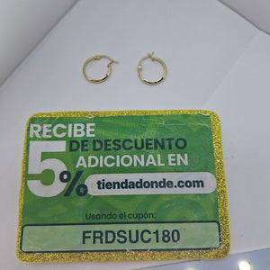 ARRACADAS ORO 14K 1.4 (NUEVO)