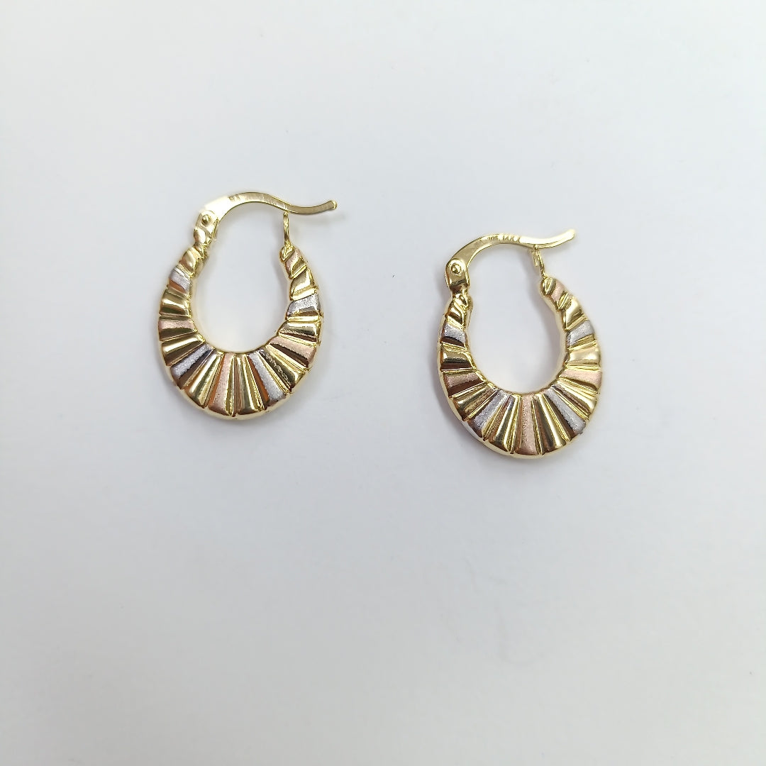 ARRACADAS ORO 14K 1.5 (NUEVO)