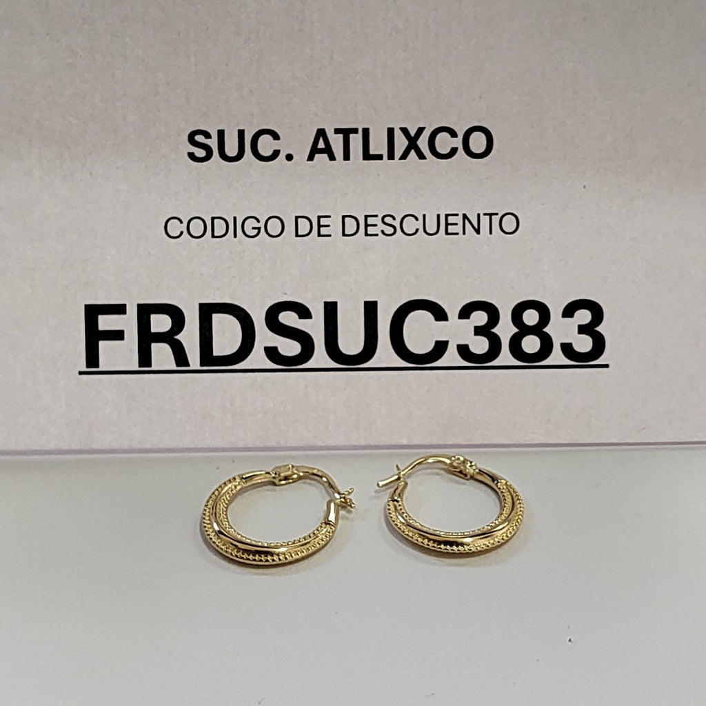 ARRACADAS ORO 14K 1.2 (NUEVO)