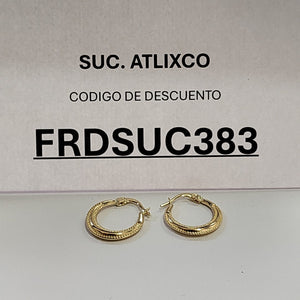 ARRACADAS ORO 14K 1.2 (NUEVO)