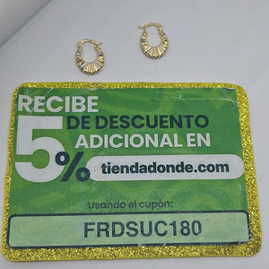 ARRACADAS ORO 14K 1.6 (NUEVO)