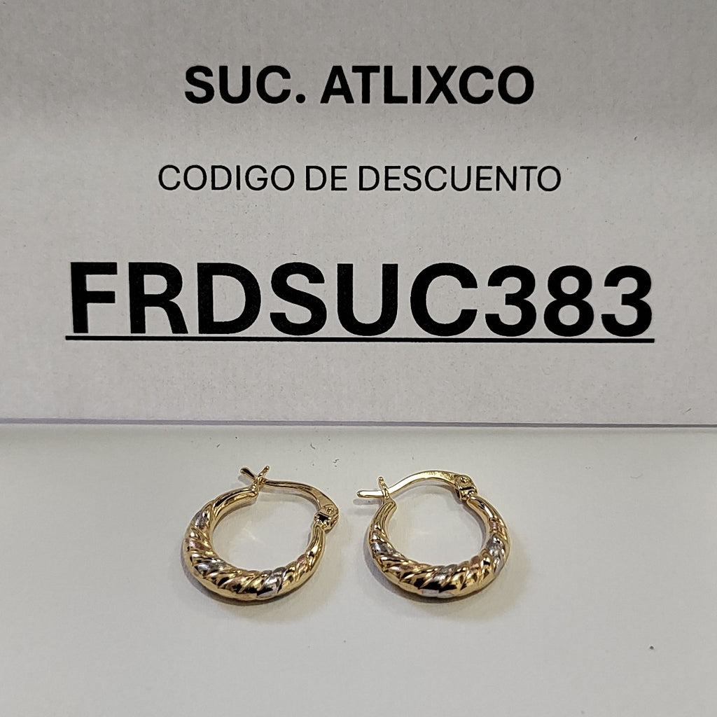 ARRACADAS ORO 14K 1.2 (NUEVO)