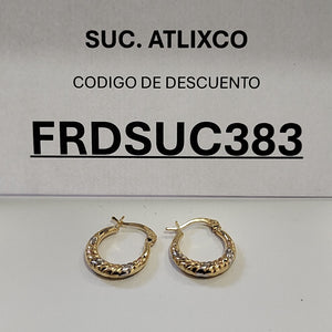 ARRACADAS ORO 14K 1.2 (NUEVO)