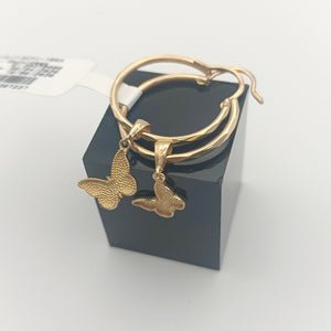 ARRACADAS PAR ORO 14 K 3 GRMS (SEMINUEVO)