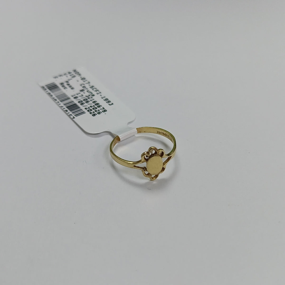 ANILLO ORO 10 K 0,70 GRMS (SEMINUEVO)