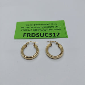 ARRACADAS PAR ORO 10 K 1.8 GRMS (SEMINUEVO)