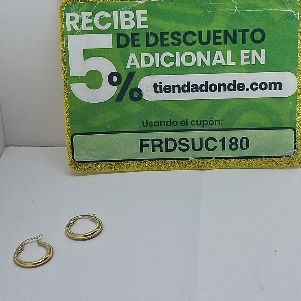 ARRACADAS ORO 14K 1.2 (NUEVO)