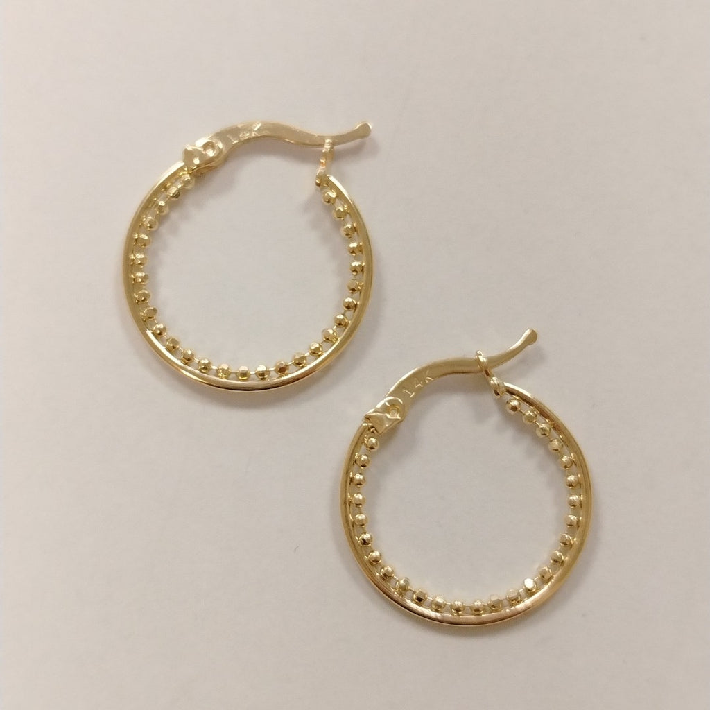 ARRACADAS ORO 14K 1.9 (NUEVO)