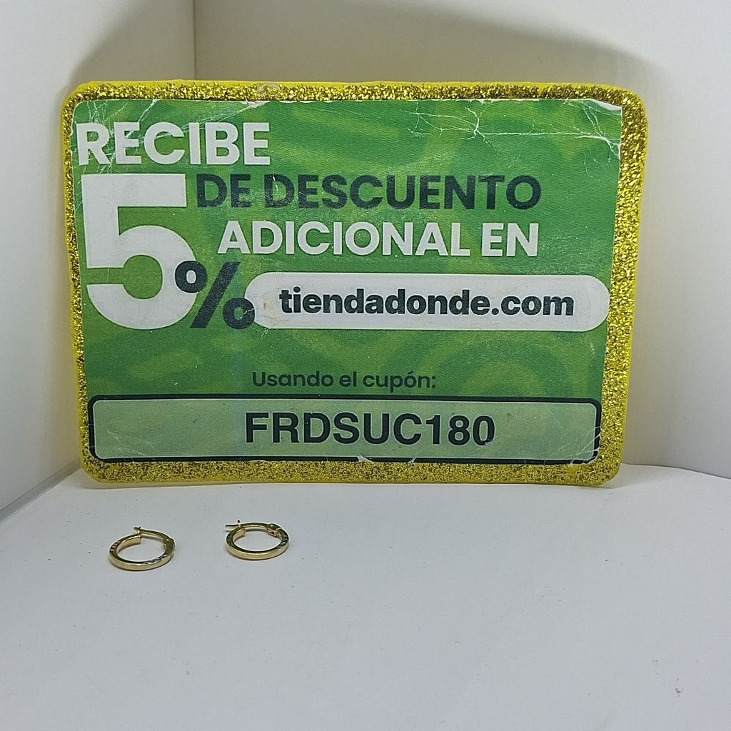 ARRACADAS ORO 14K 0.8 (NUEVO)