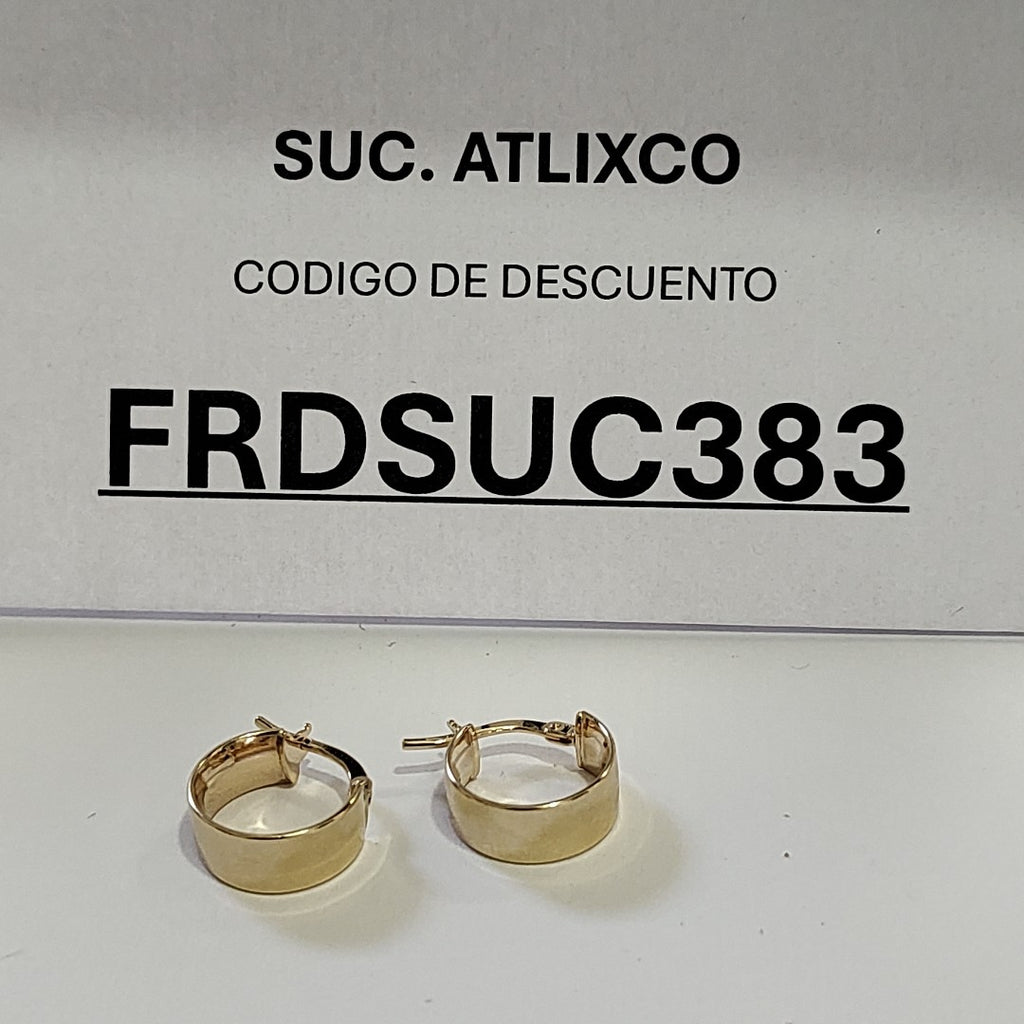 ARRACADAS ORO 14K 1.4 (NUEVO)
