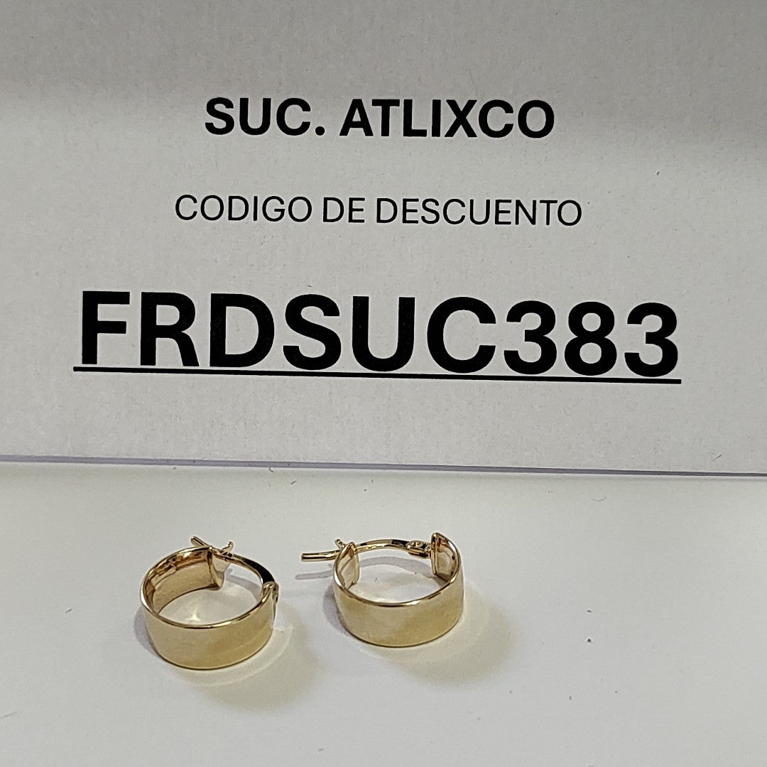 ARRACADAS ORO 14K 1.4 (NUEVO)