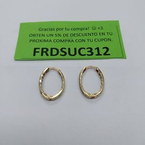 ARRACADAS PAR ORO 10 K 1.8 GRMS (SEMINUEVO)