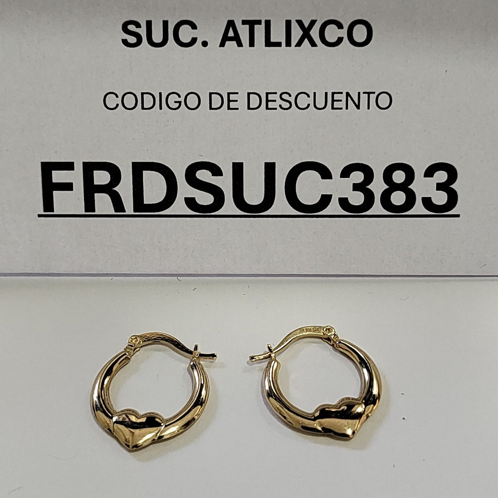 ARRACADAS ORO 14K 1.3 (NUEVO)