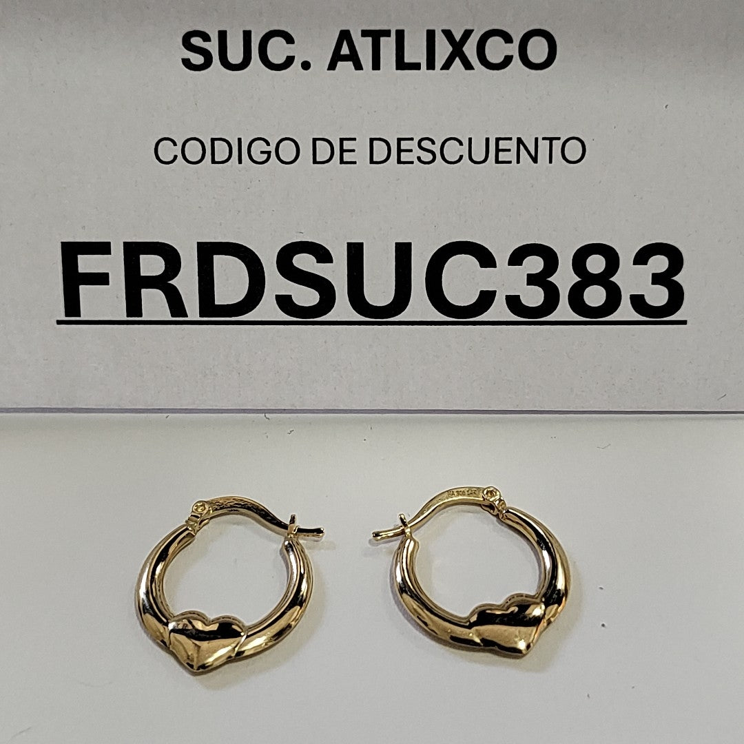 ARRACADAS ORO 14K 1.3 (NUEVO)