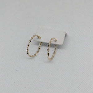 ARRACADAS ORO 14K 1.5 (NUEVO)