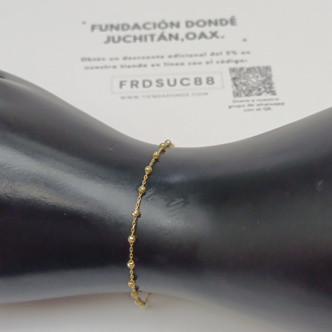 PULSERAS DAMA ORO 14K 1 (NUEVO)