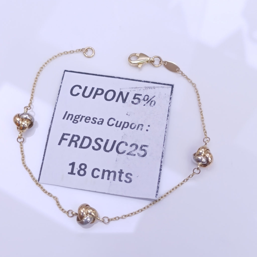 PULSERAS DAMA ORO 14K 1.9 (NUEVO)