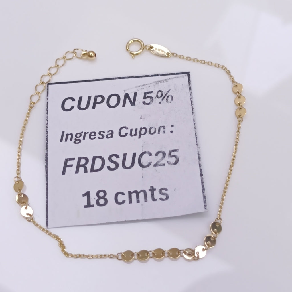 PULSERAS DAMA ORO 14K 1 (NUEVO)