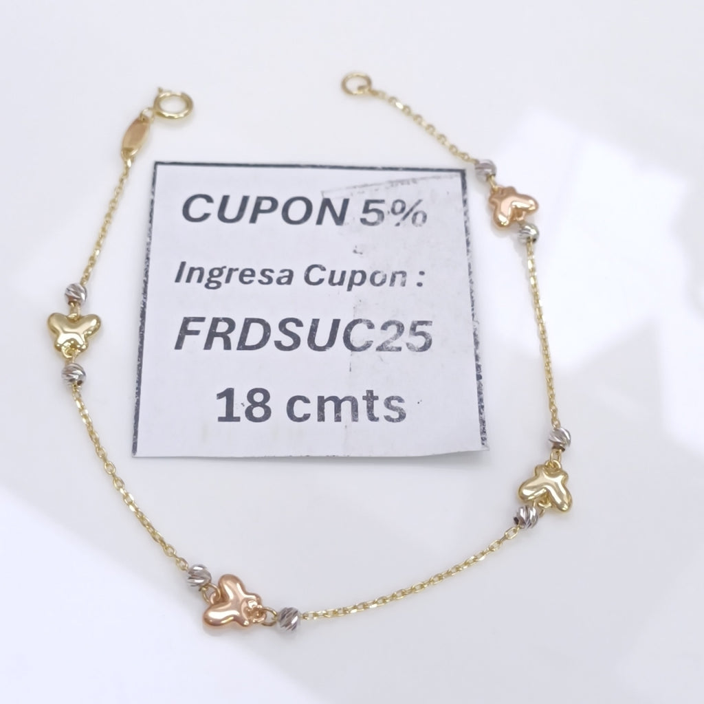 PULSERAS DAMA ORO 14K 1.4 (NUEVO)
