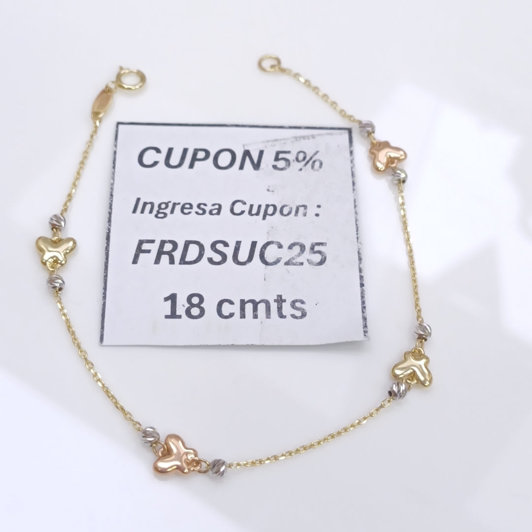 PULSERAS DAMA ORO 14K 1.4 (NUEVO)