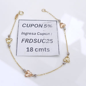 PULSERAS DAMA ORO 14K 1.4 (NUEVO)