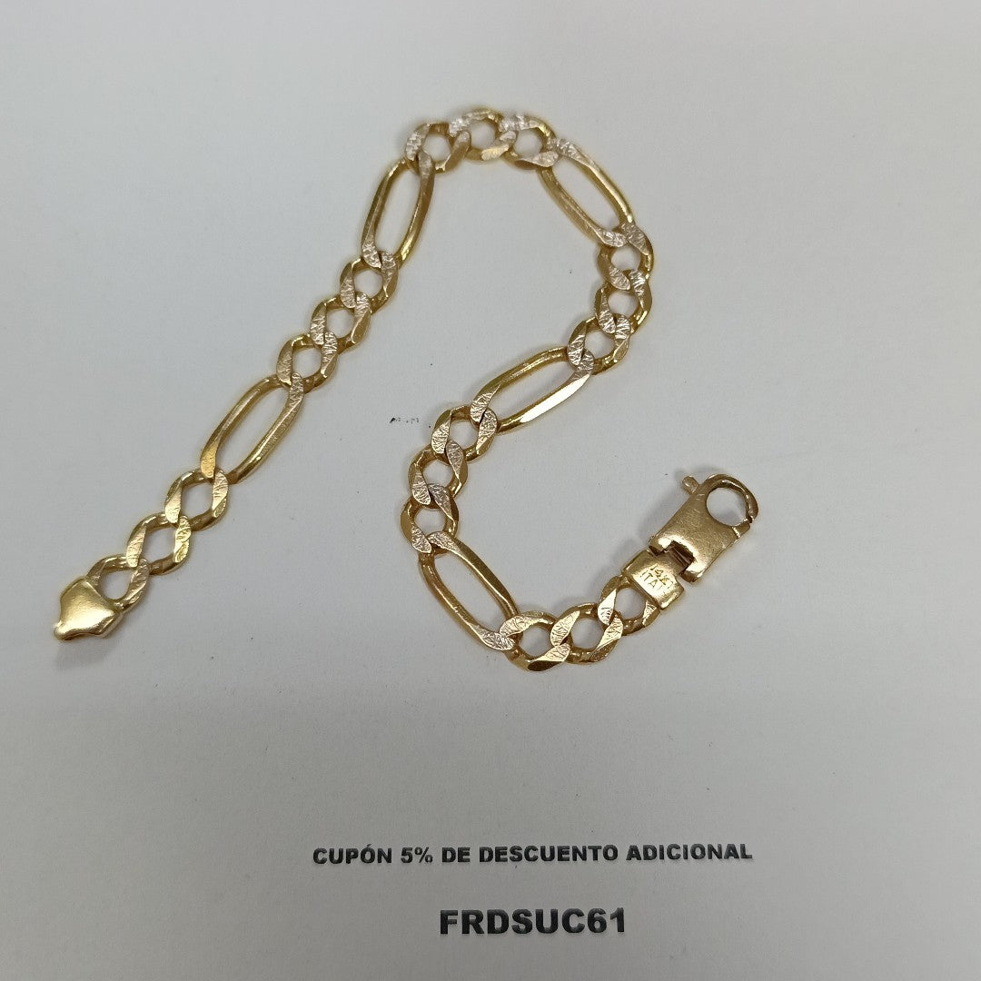 PULSERA ORO 14 K 19.3 GRMS (SEMINUEVO)