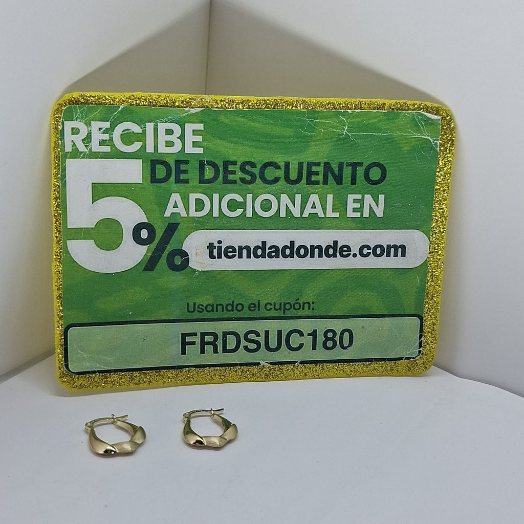 ARRACADAS ORO 14K 1.4 (NUEVO)