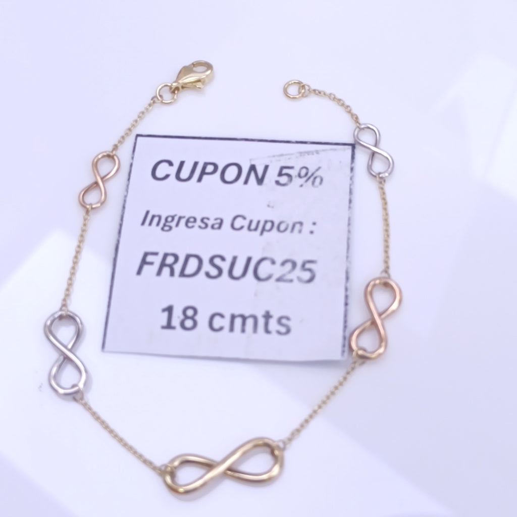 PULSERAS DAMA ORO 14K 1.6 (NUEVO)