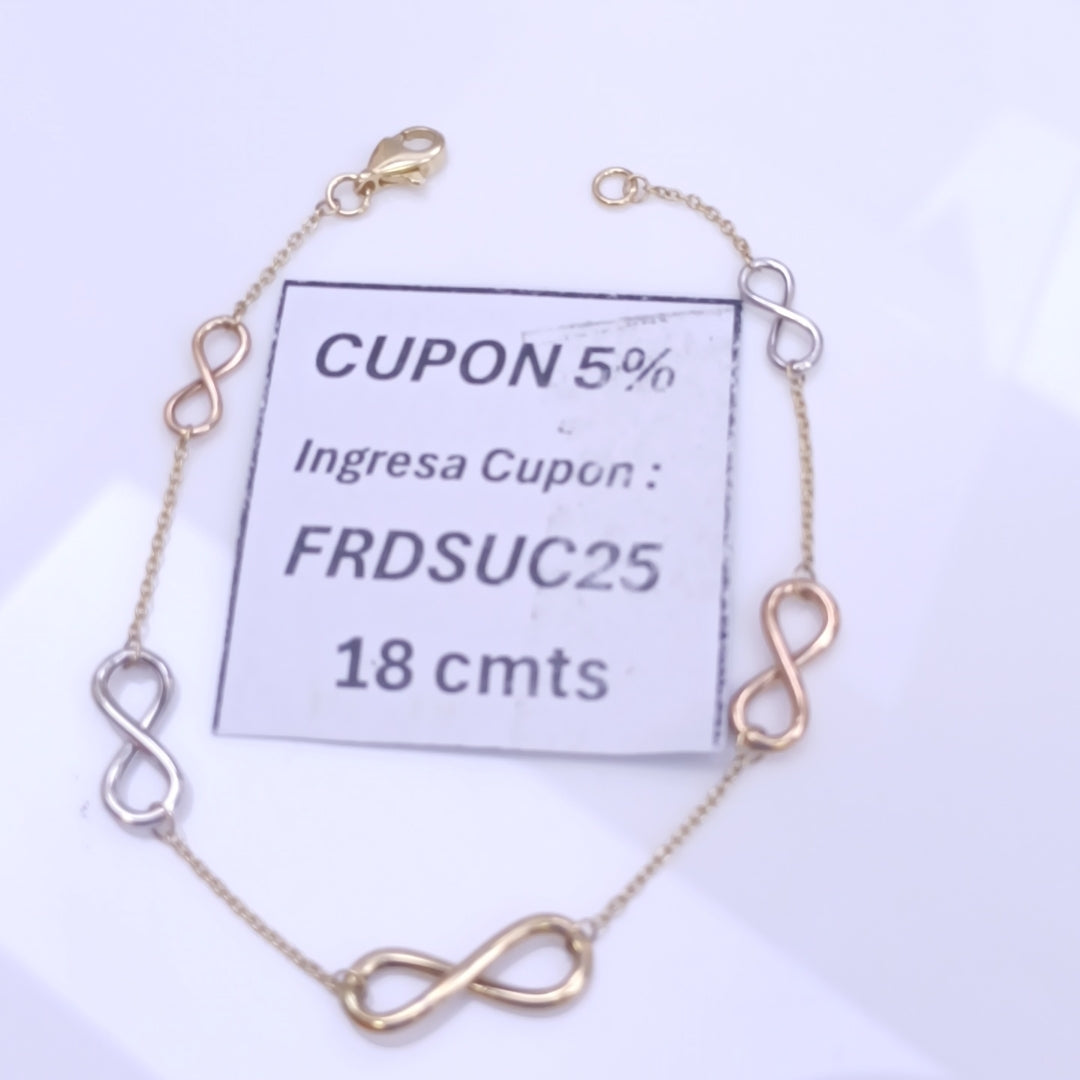 PULSERAS DAMA ORO 14K 1.6 (NUEVO)