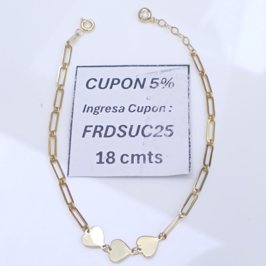 PULSERAS DAMA ORO 14K 1.8 (NUEVO)