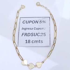 PULSERAS DAMA ORO 14K 1.8 (NUEVO)
