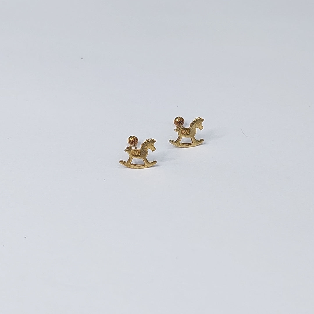 BROQUELES PAR ORO 10 K 0.5 GRMS (SEMINUEVO)